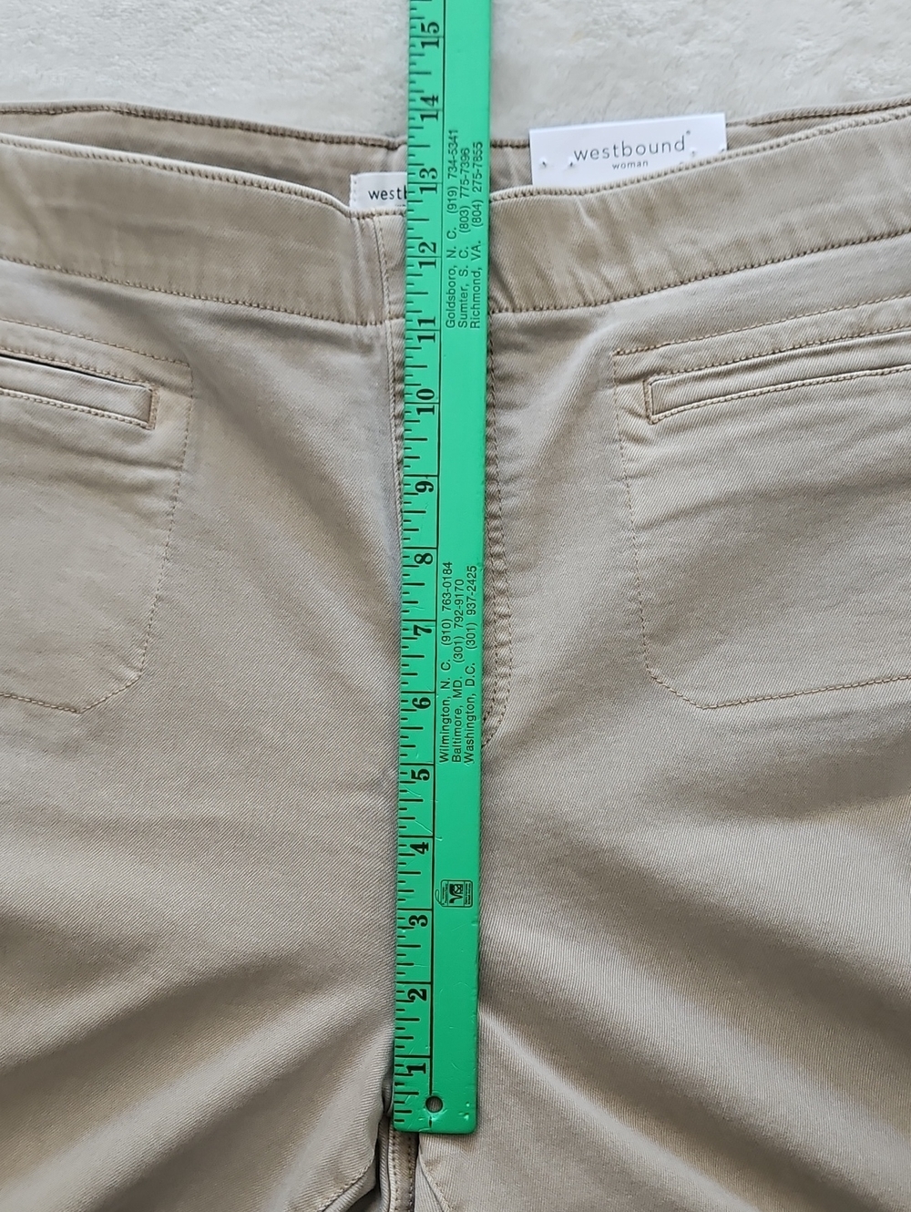 Westbound High Rise Slim Leg Cropped Pant W/ Lots Of Stretch: Portabella: 20W - Picture 12 of 15